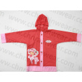 Custom Lovely Design Children Rain Jacket with Hooded
